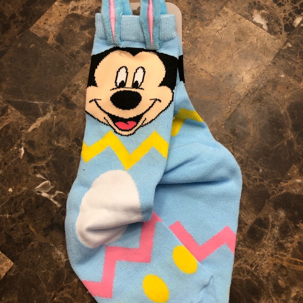 Disney parks Mickey Mouse Easter socks adult size
